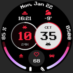 Retro Gamer V1 Watch Face gratis voor Android