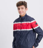 Woolrich BLAUW PTX COLOR BLOCK JKT - JONGENS