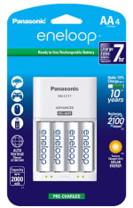 Cargador Panasonic + baterías AA por $407 en Amazon