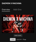 The Game Deamon X Machina Gratis bij Epic Games
