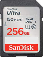 SanDisk Ultra SDXC UHS-I 256 GB a $430 en Amazon