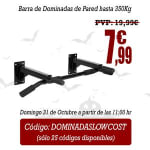 Barra de Dominadas de Pared Hasta 350Kg