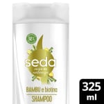 Shampoo da Seda, aroma Bambu E Biotina de 325ml - R$ 8,99
