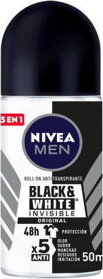 Desodorante NIVEA MEN Antimanchas Black & White por $21 | Descuento Amazon
