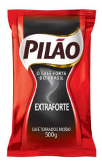 Café Pilão Torrado E Moído Extra Forte Almofada 500g - R$ 13,55