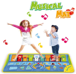 Anpro Alfombra Piano para Niños,Alfombra Teclado Musical