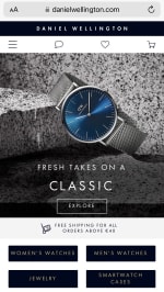 15% korting daniel wellington