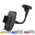 Soporte de Celular para Automóvil con Ventosa Spektra ST-110 Negro por solo $1.990