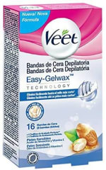 Veet Bandas de Cera Depilatoria Pieles Sensibles - 16 bandas - [pack de 2]