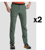 2 Pantalones de Trekking de Hombre +8000 Vinto por 56€