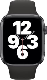 Apple Watch SE 44mm Black (Black Silicone Strap) voor €299