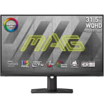 Monitor MSI MAG321QR QD Gaming Plano 31.5" IPS WQHD (2560x1440, 16:9, G-SYNC Compatible Quantum Dot Console mode FHD a 120Hz a solo 269,65€
