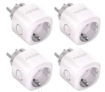 NOOIE WLAN Stopcontact (4-pack)- Maak uw apparaten slim (Voice Controle Google Home en Alexa)