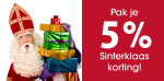 5% korting op je bestelling