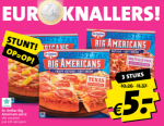 Dr Oetker Big American Pizza 3 stuks voor €5 bij Boni