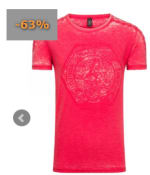 Rivaldi T-shirt Matino Rood voor €14,99