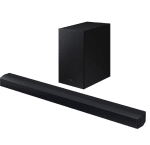 Barra de Sonido SAMSUNG HW-C430/ZF - Subwoofer inalámbrico incluido, Dolby Digital 2.1, Modo Juego, Bluetooth 4.2 Power On y One Remote Control por 109€