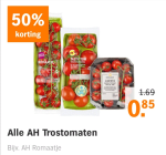 Alle AH Trostomaten 50% korting
