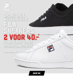 2 paar FILA sneakers voor € 40