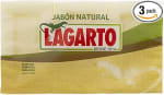 Lagarto jabón pastilla natural pack 3 x 200 gr por 2,65€