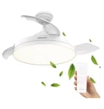 Ventilador Mellerware Techo Retráctil Brizy Foldable 40W 6 Vel 3 Aspas. Motor DC Ultra silencioso por solo 68,39€