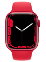 Apple Watch Series 7 - 45 mm - 4G - GPS - Rood voor €394,95 bij Belsimpel