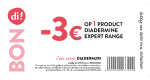 -€3 op een product van Diadermine naar keuze in de eshop van Di