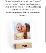 gratis foto met standaard + voor de eerste 1000 gratis flesje parfum