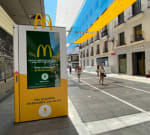 Pedido Gratis con los nuevos Mupis por voz de McDonald's en Madrid