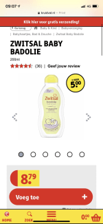 2 flessen badolie voor €5 ipv €16,68!