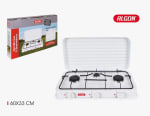 ALGON Hornillo de Gas 3 Fuegos con Tapa por 35,24€