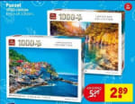 Puzzles met 1000 stukjes voor €2,89 bij Kruidvat