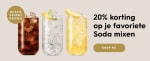 20% korting op Sodastream smaken