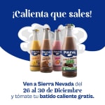 Batido Puleva gratis en Sierra Nevada