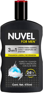 Nuvel For Men Crema Corporal Humectante $16 | Descuento Amazon
