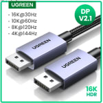 Ugreen Cable Displayport de 16K DP2.1, 8K, 4K, 144hz por $104.99 en AliExpress