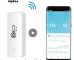 Thermostat et capteur d'hygromètre- Zigbee à 6,21€