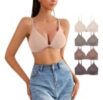 4pcs Sexy Gran Tamaño Botón Delantero Sujetadores por $290 en Mercado Libre