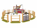 Parque de dinosaurios con techo desmontable y jaula con puerta abatible.por 29.99€