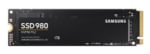 Disque SSD interne Samsung 980 MZ-V8V1T0BW NVMe M.2 PCIe 3.0 1 To Noir à 47,99€