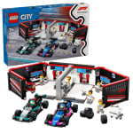 LEGO City – F1® garage met Mercedes-AMG en Alpine auto’s voor €54,95