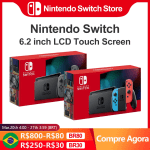 Console da Nintendo, modelo Switch V2 - NEON - R$ 1.687,02