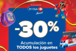 30% EXTRA descuento en tu compra juguetes en Carrefour sin minimo compra
