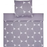 Juego de cama, microfibra, 135 x 200 cm,com lunares morados de Amazon Basics por 4,99€