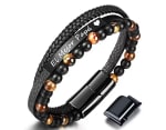 Pulsera triple con la inscripción El mejor papá por 10,19€