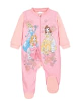 Pijama Bebé Niña Polar Flores Coral Disney Princesa por $5.990