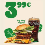 Menú Big King Vegetal por 3,99€ en Burgerking