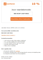 10% korting op alles bij Van Haren online (1-malig)