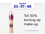 tot 50 % op make-up