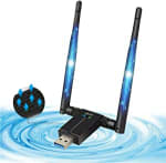 Adaptador WiFi de 1200Mbps USB 3.0 de Doble Banda, 2.4GHz por solo 9,43€